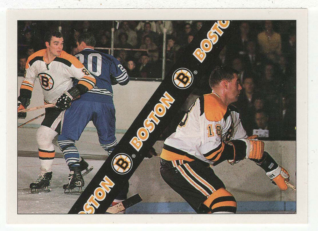 Boston Bruins Checklist (NHL Hockey Card) 1991-92 Ultimate Original Six # 4 Mint