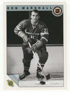 Don Marshall - Montreal Canadiens (NHL Hockey Card) 1991-92 Ultimate Original Six # 13 Mint