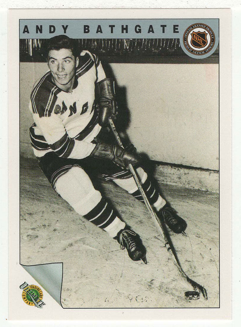 Andy Bathgate - New York Rangers (NHL Hockey Card) 1991-92 Ultimate Original Six # 18 Mint