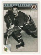 Lou Fontinato - New York Rangers (NHL Hockey Card) 1991-92 Ultimate Original Six # 19 Mint