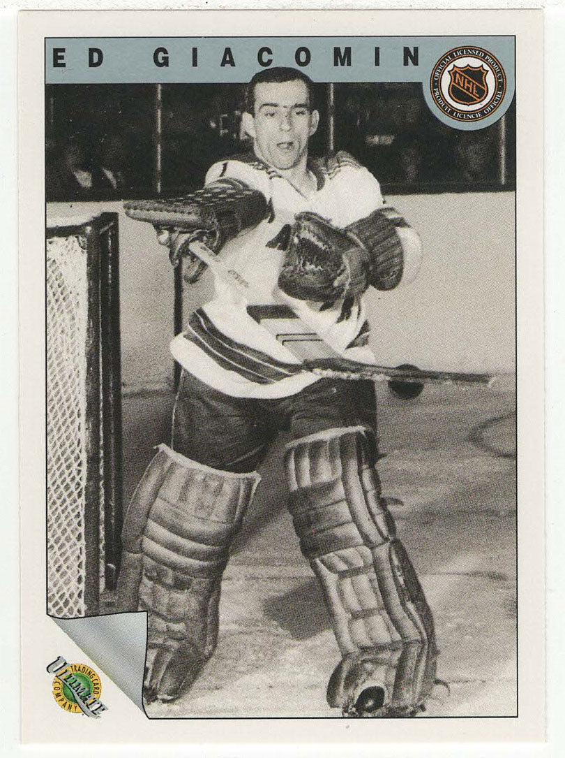 Ed Giacomin - New York Rangers (NHL Hockey Card) 1991-92 Ultimate Original Six # 20 Mint
