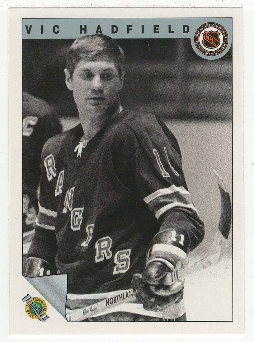 Vic Hadfield - New York Rangers (NHL Hockey Card) 1991-92 Ultimate Original Six # 21 Mint