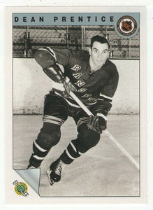 Dean Prentice - New York Rangers (NHL Hockey Card) 1991-92 Ultimate Original Six # 27 Mint