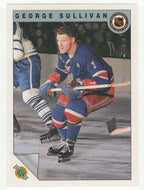 George 'Red' Sullivan - New York Rangers (NHL Hockey Card) 1991-92 Ultimate Original Six # 29 Mint