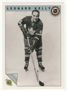 Leonard 'Red' Kelly - Toronto Maple Leafs (NHL Hockey Card) 1991-92 Ultimate Original Six # 38 Mint