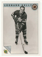 Leonard 'Red' Kelly - Toronto Maple Leafs (NHL Hockey Card) 1991-92 Ultimate Original Six # 38 Mint