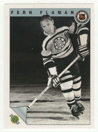 Fern Flaman - Boston Bruins (NHL Hockey Card) 1991-92 Ultimate Original Six # 48 Mint