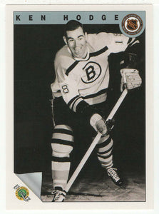 Ken Hodge (Photo is actually Ed Westfall) - Boston Bruins (NHL Hockey Card) 1991-92 Ultimate Original Six # 49 Mint