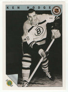 Ken Hodge (Photo is actually Ed Westfall) - Boston Bruins (NHL Hockey Card) 1991-92 Ultimate Original Six # 49 Mint