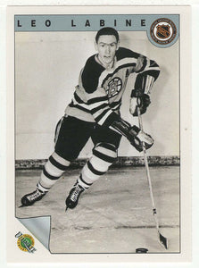 Leo Labine - Boston Bruins (NHL Hockey Card) 1991-92 Ultimate Original Six # 50 Mint