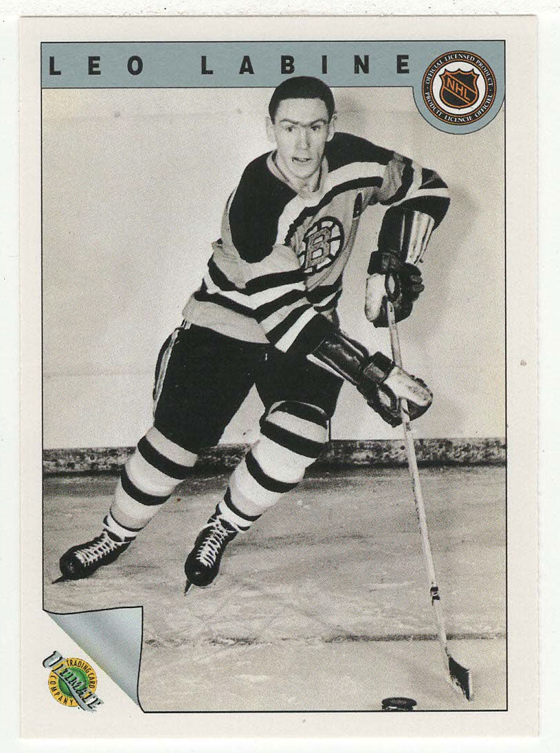 Leo Labine - Boston Bruins (NHL Hockey Card) 1991-92 Ultimate Original Six # 50 Mint