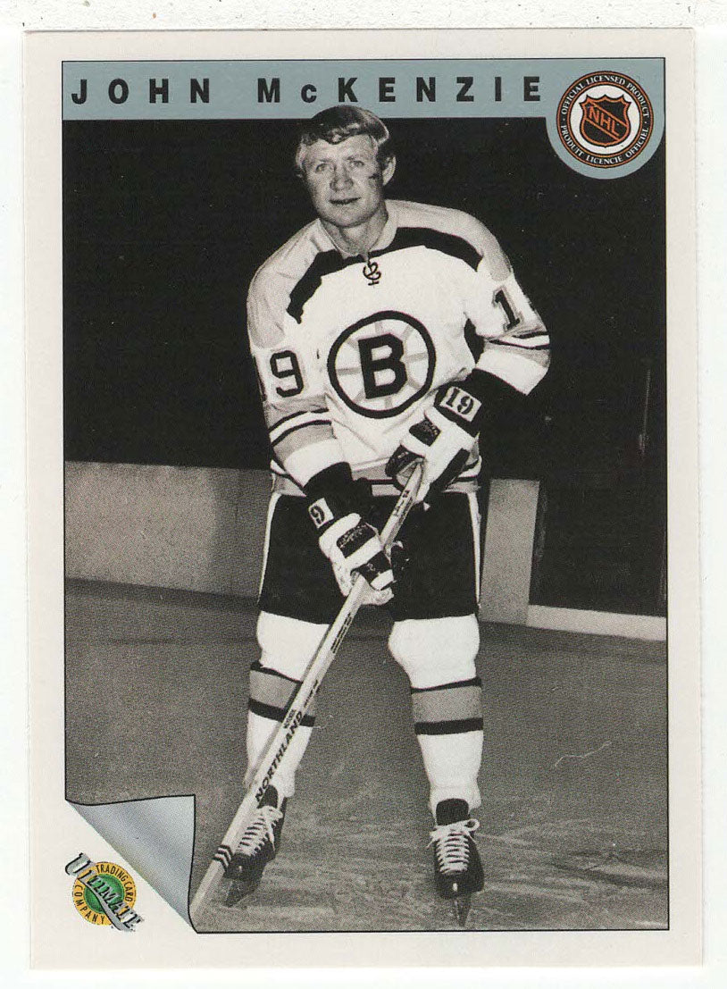 John 'Pie' McKenzie - Boston Bruins (NHL Hockey Card) 1991-92 Ultimate Original Six # 52 Mint