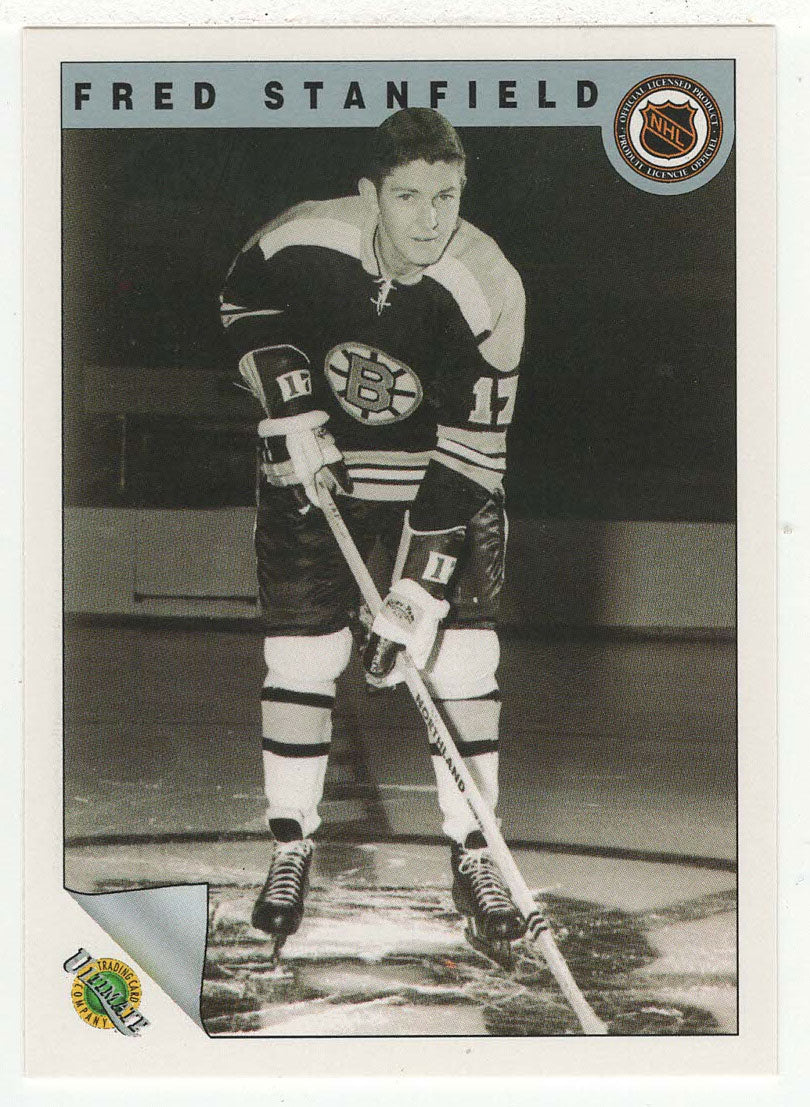 Fred Stanfield - Boston Bruins (NHL Hockey Card) 1991-92 Ultimate Original Six # 54 Mint