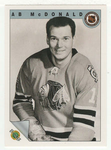 Ab McDonald - Chicago Blackhawks (NHL Hockey Card) 1991-92 Ultimate Original Six # 60 Mint