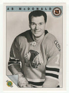 Ab McDonald - Chicago Blackhawks (NHL Hockey Card) 1991-92 Ultimate Original Six # 60 Mint