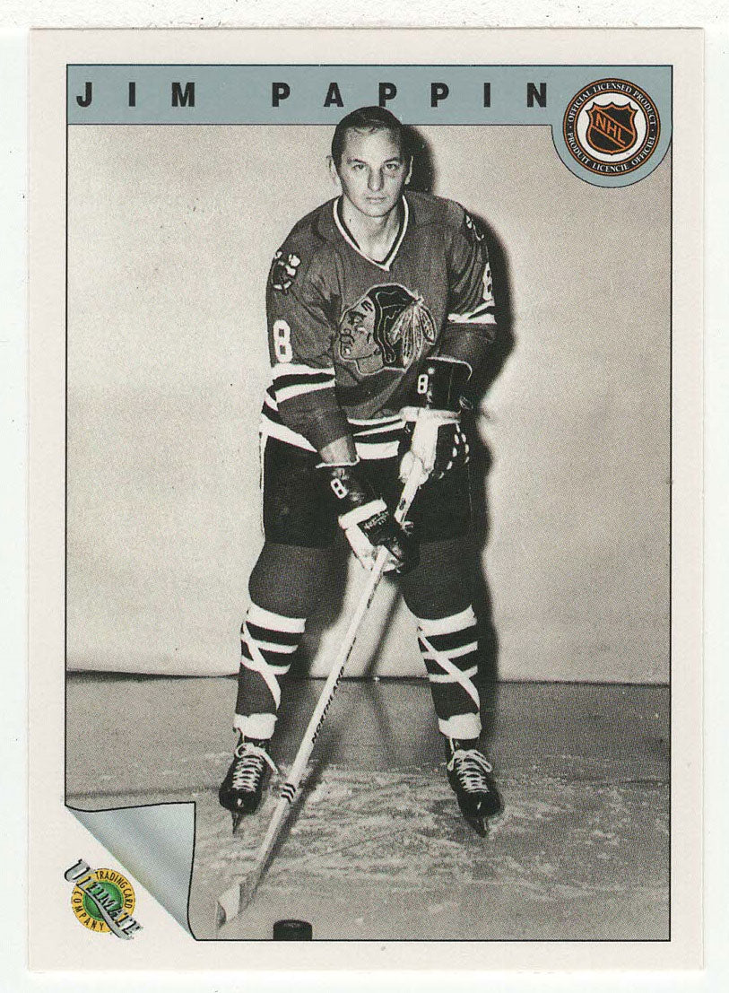 Jim Pappin - Chicago Blackhawks (NHL Hockey Card) 1991-92 Ultimate Original Six # 62 Mint