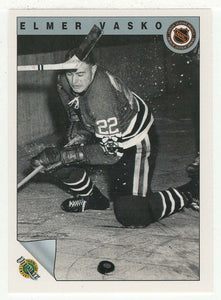 Elmer Vasko - Chicago Blackhawks (NHL Hockey Card) 1991-92 Ultimate Original Six # 64 Mint
