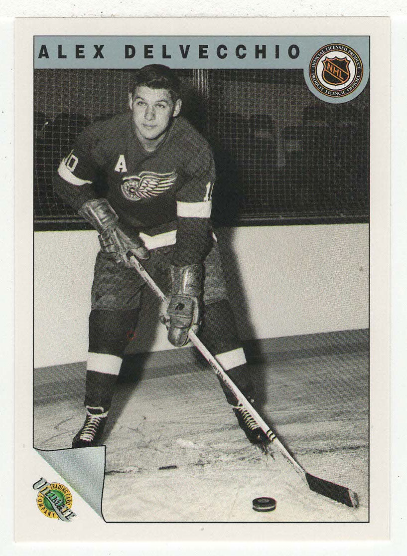 Alex Delvecchio - Detroit Red Wings (NHL Hockey Card) 1991-92 Ultimate Original Six # 68 Mint