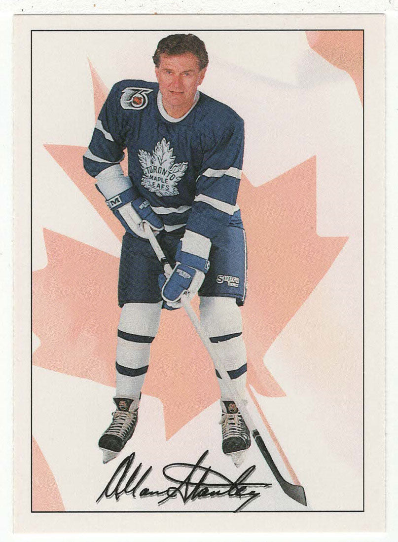 Allan Stanley - Toronto Maple Leafs Hall of Fame Checklist (NHL Hockey Card) 1991-92 Ultimate Original Six # 75 Mint
