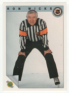 Ron Wicks - Referee (NHL Hockey Card) 1991-92 Ultimate Original Six # 87 Mint
