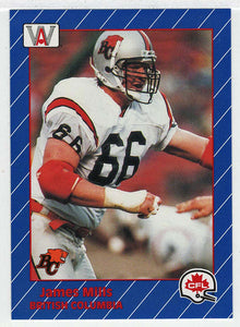 James Mills - British Columbia Lions (CFL Football Card) 1991 All World # 9 Mint