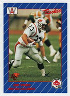 Jon Volpe - British Columbia Lions (CFL Football Card) 1991 All World # 16 Mint