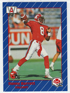 Danny Barrett - Calgary Stampeders (CFL Football Card) 1991 All World # 18 Mint