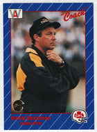 David Beckman - Hamilton Tiger-Cats - Coach (CFL Football Card) 1991 All World # 23 Mint