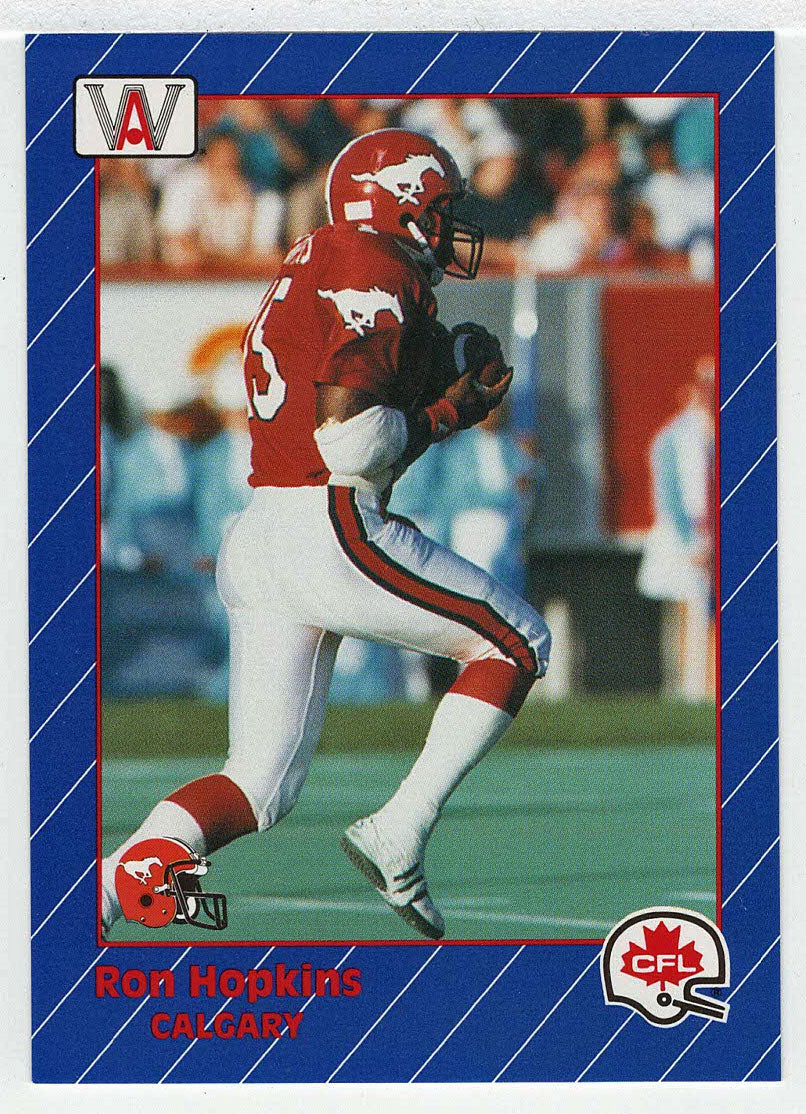 Ron Hopkins - Calgary Stampeders (CFL Football Card) 1991 All World # 26 Mint