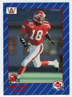 Allen Pitts - Calgary Stampeders (CFL Football Card) 1991 All World # 32 Mint