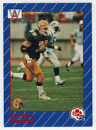 Dan Bass - Edmonton Eskimos (CFL Football Card) 1991 All World # 34 Mint