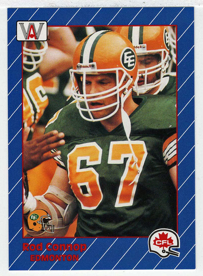Rod Connop - Edmonton Eskimos (CFL Football Card) 1991 All World # 36 Mint