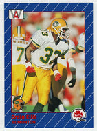 Craig Ellis - Edmonton Eskimos (CFL Football Card) 1991 All World # 37 Mint