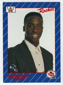 Raghib 'Rocket' Ismail - Toronto Argonauts (CFL Football Card) 1991 All World # 38 Mint