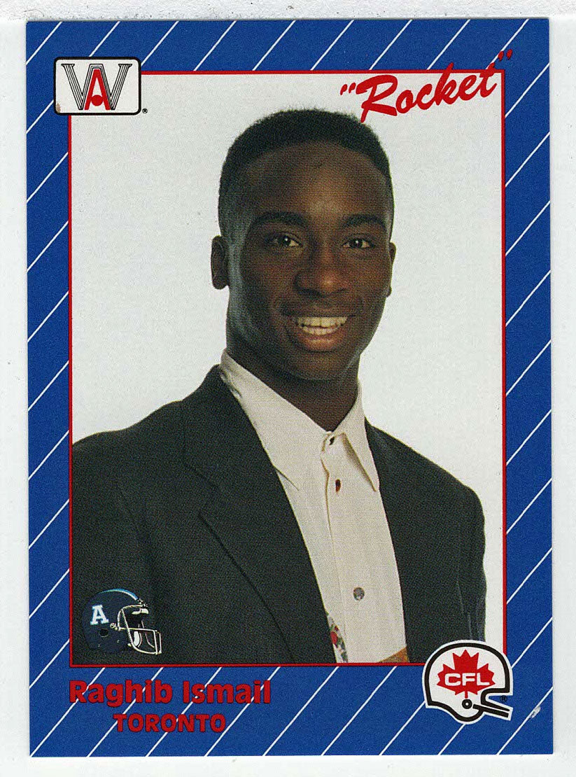 Raghib 'Rocket' Ismail - Toronto Argonauts (CFL Football Card) 1991 All World # 38 Mint