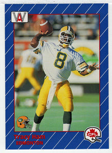 Tracy Ham - Edmonton Eskimos (CFL Football Card) 1991 All World # 40 Mint