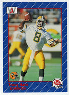 Tracy Ham - Edmonton Eskimos (CFL Football Card) 1991 All World # 40 Mint