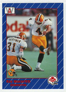 Ray Macoritti - Edmonton Eskimos (CFL Football Card) 1991 All World # 41 Mint