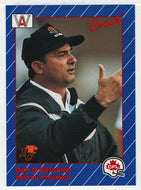 Bob O'Billovich - British Columbia Lions - Coach (CFL Football Card) 1991 All World # 43 Mint