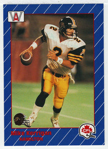 Mike Kerrigan - Hamilton Tiger-Cats (CFL Football Card) 1991 All World # 54 Mint
