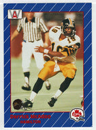 Derrick McAdoo - Hamilton Tiger-Cats (CFL Football Card) 1991 All World # 56 Mint