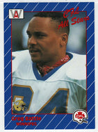 Greg Battle - Winnipeg Blue Bombers - All-Star (CFL Football Card) 1991 All World # 59 Mint