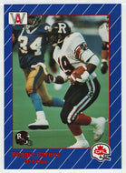 Reggie Barnes - Ottawa Rough Riders (CFL Football Card) 1991 All World # 61 Mint