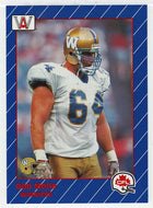 Bob Molle - Winnipeg Blue Bombers (CFL Football Card) 1991 All World # 62 Mint