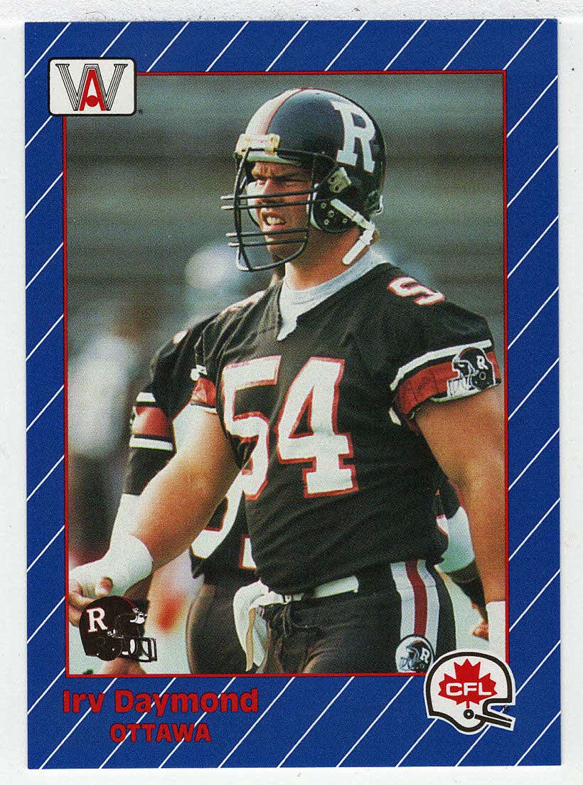 Irv Daymond - Ottawa Rough Riders (CFL Football Card) 1991 All World # 64 Mint