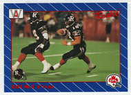 Bart Hull RC - Ottawa Rough Riders (CFL Football Card) 1991 All World # 66 Mint