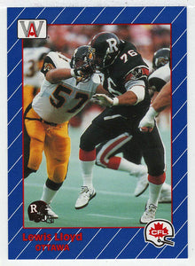 Loyd Lewis - Ottawa Rough Riders (CFL Football Card) 1991 All World # 70 Mint