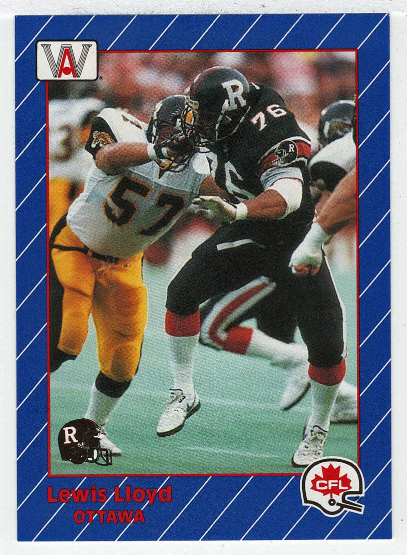 Loyd Lewis - Ottawa Rough Riders (CFL Football Card) 1991 All World # 70 Mint