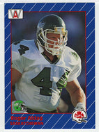 Roger Aldag - Saskatchewan Roughriders (CFL Football Card) 1991 All World # 72 Mint