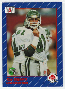 Ray Elgaard - Saskatchewan Roughriders (CFL Football Card) 1991 All World # 74 Mint